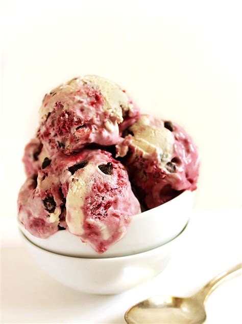 Raspberry Swirl Chocolate Chip Ice Cream V Robust Recipes