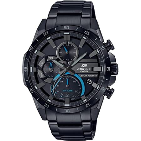 Buy Casio Edifice Analog Digital Black Dial Men S Watch Ecb Dc Adf