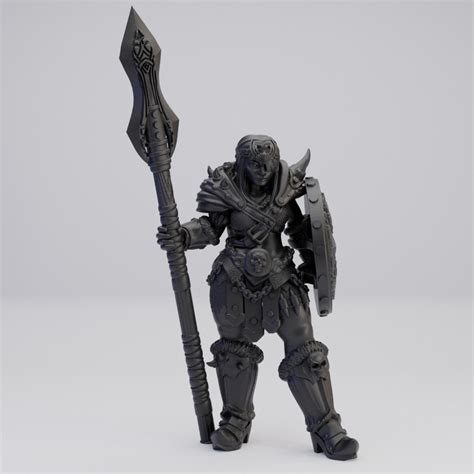 Hot Goblin 槍を持つ戦士 ミニチュア ホットゴブリン TRPG 部族 戦闘