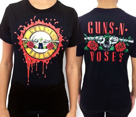 Camiseta Guns N Roses Feminina Baby Look Hard Rock Metal R Em