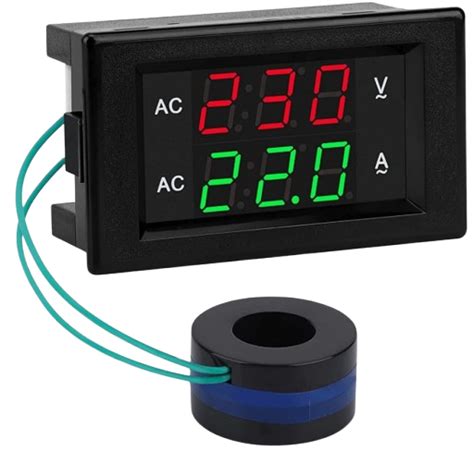 ac digital voltmeter ammeter pinouts specs  examples