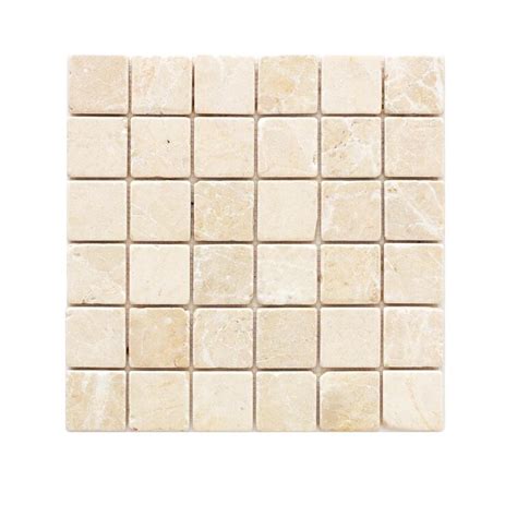 Stone And Tile Shoppe Inc Marble Grid Mosaic Wall And Floor Tile Wayfair