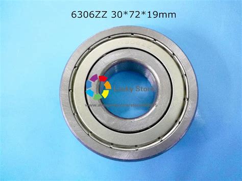 6306zz 1piece Bearing Free Shipping 6306 6306z 6306zz 307219mm Chrome