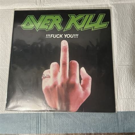 Overkill Fuck You Vinyl Megaforce Worldwide Caroline Carol EBay