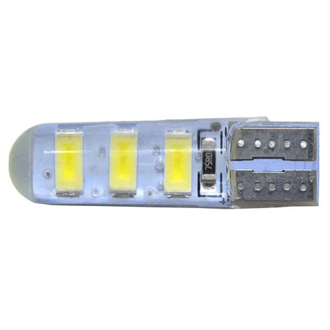 Kit L Mpada Led Pingo Silicone T Leds Cob Super Branca V