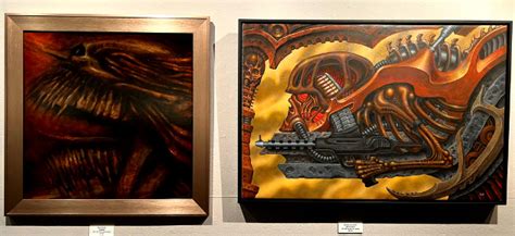 H R Giger Tribute Art Exhibit Joe Vauxs Escape Pod Vamp Jenn S