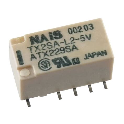 Sold Out G24822 Panasonic Nais Tx2sa L2 5v 5vdc Latching Dpdt Relay