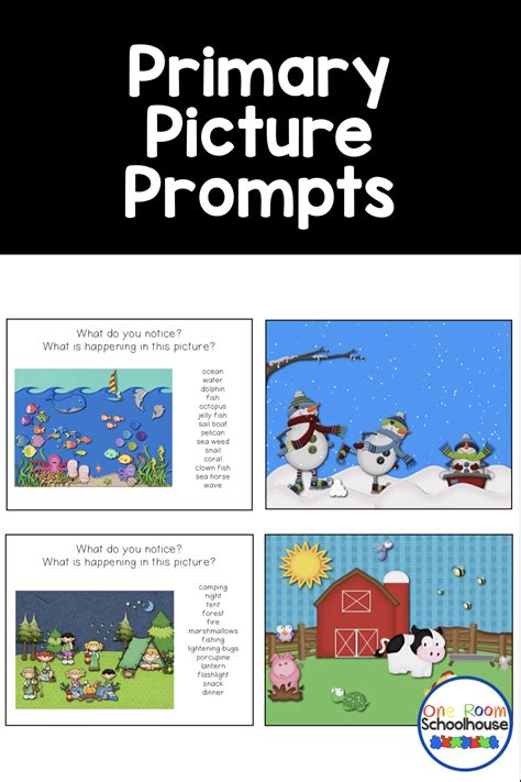 Primary Picture Prompts For Speaking And Writing Picture Prompts