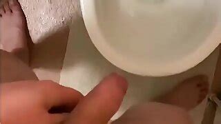 Compilation Wanking In Public Toilets And Peeing And With Big Cumshots