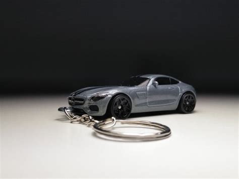 Mercedes Benz Amg Gt Hot Wheels Keychain Etsy