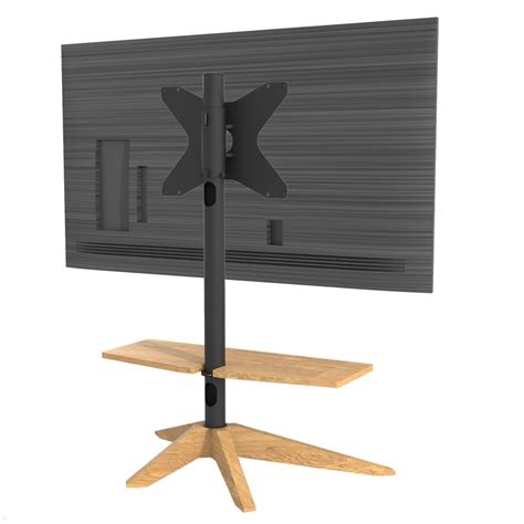 TV Ständer 32-65 Zoll CAVUS CROSS, VESA 400x300, Eiche