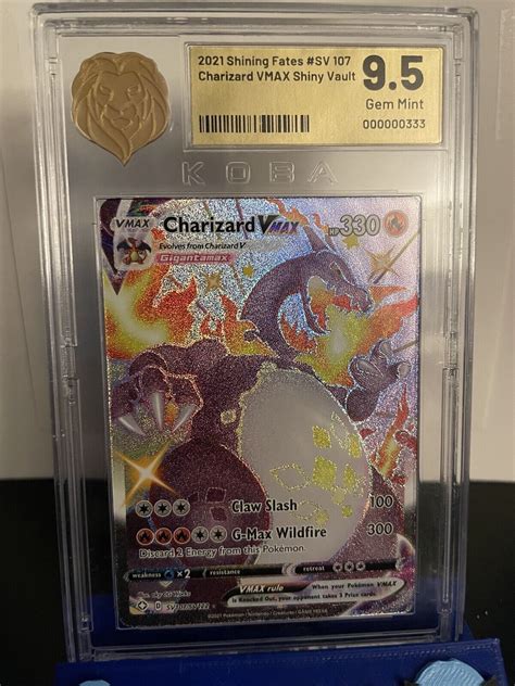 Mavin Koba Gem Mint Charizard Vmax Shining Fates Shiny Vault