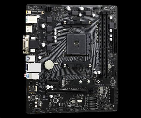 ASROCK A520M-HDV MOTHERBOARD (AMD SOCKET AM4/RYZEN 3RD GEN SERIES CPU ...