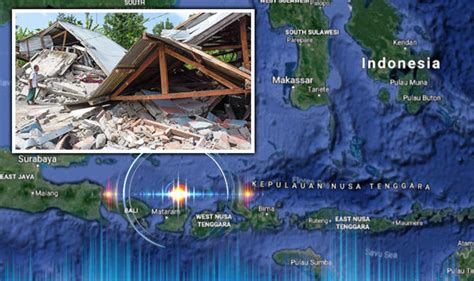 Indonesia earthquake today MAP: Where is Lombok? HUGE 6.4 quake kills ...