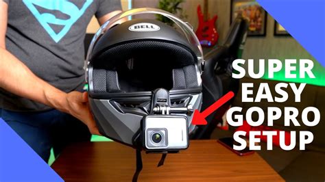 Super Easy Way To Mount Gopro On A Helmet My New Motorcycle Gear