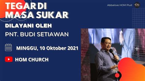 IBADAH LIVE STREAMING 10 OKTOBER 2021 YouTube