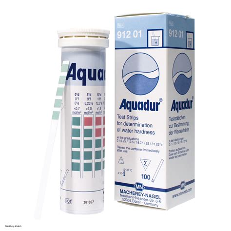 MACHEREY-NAGEL AQUADUR test strips for determining the water hardness ...