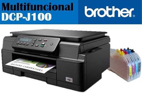 Multifuncional Brother Dcp J C Sistema De Tinta Continua