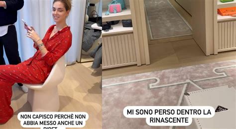 Chiara Ferragni la cabina armadio è spaziale Fedez lancia la