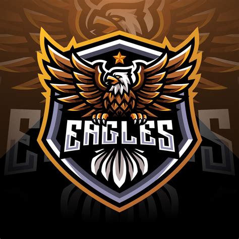 Eagle Esport Mascot Logo Design Vector Art At Vecteezy