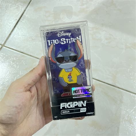 Hot Topic Figpin Fig Pin Disney Stitch Lilo Stitch Hobbies Toys Toys Games On