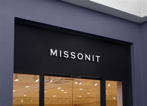 Modern Facade Shop Logo Mockup Free Psd Templates