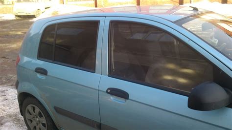 Тонировка — Hyundai Getz, 1,4 л, 2007 года | тюнинг | DRIVE2