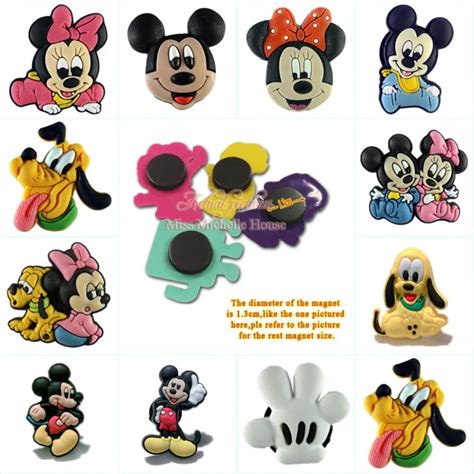 18pcslot Cartoon Fridge Magnets Mickey Minnie Refrigerator Souvenir