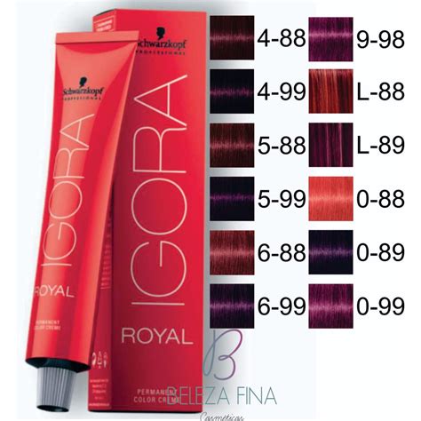 Coloração Igora Royal 60g Schwarzkopf Professional Ruivos