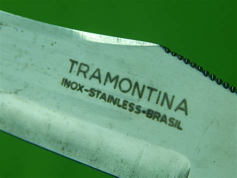 Vintage Old Brasil Brasilian Tramontina Hunting Knife Antique