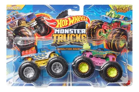 Hot Wheels Monster Truck Pack C Carrinhos Mattel Fyj Frete Gr Tis