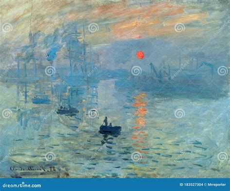 Claude Monet editorial stock image. Image of impressionist - 183527304