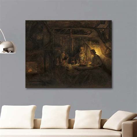 Philemon And Baucis By Rembrandt Van Rijn As Art Print Canvastar