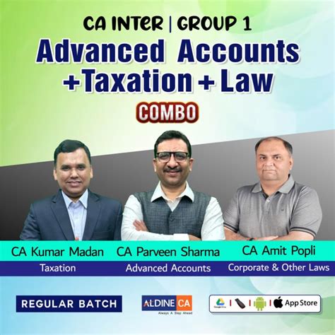 Ca Inter Gr Combo Adv Acc Law Taxation Feb Regular Batch By