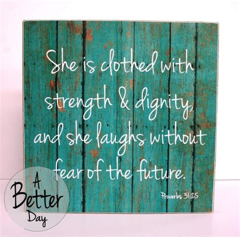 12x12 Hanging Sign With Proverbs 3125 She Is By Abetterday