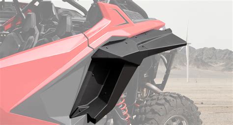 Extended Fender Flares For Rzr Pro Xp Rzr Pro R Turbo R A And Utv Pro