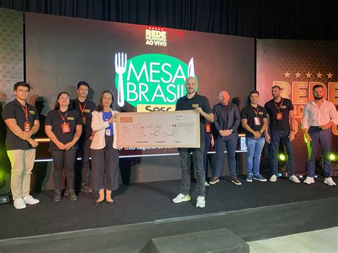 Mesa Brasil do Sesc recebe doação em evento em Florianópolis REVISTA