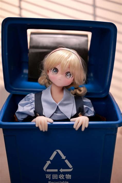 Katlyn 2ft10 88cm Blonde Cute Mini Sex Doll With PVC Head VSDoll