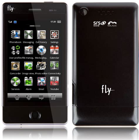 Fly E190 Wi-Fi – сенсорный телефон с поддержкой двух SIM карт и Wi-Fi ...