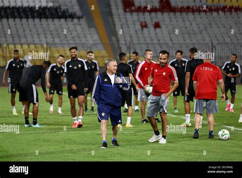 Libya national team manager, Javier Clemente during training of the