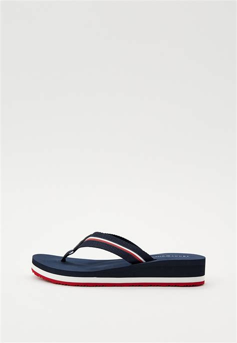 Сланцы Tommy Hilfiger, цвет: синий, RTLADG188801 — купить в интернет ...