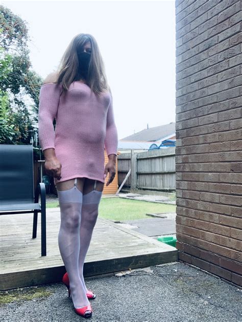 Amateur Crossdresser Kellycd Sexy Milf In White Stocking Pics Xhamster