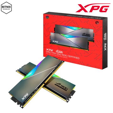 XPG Spectrix D50 ROG Certified RGB 16GB 8GB X 2 DDR4 3600Mhz Lazada