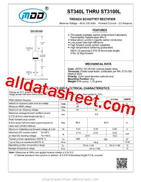 St L Datasheet Pdf Microdiode Electronics Jiangsu Co Ltd