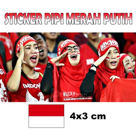 Jual Sticker Pipi Bendera Merah Putih Di Lapak Mikafast Bukalapak