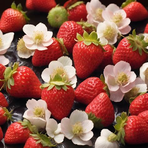 Premium Ai Image Japanese Strawberry Of Delightful Flavor