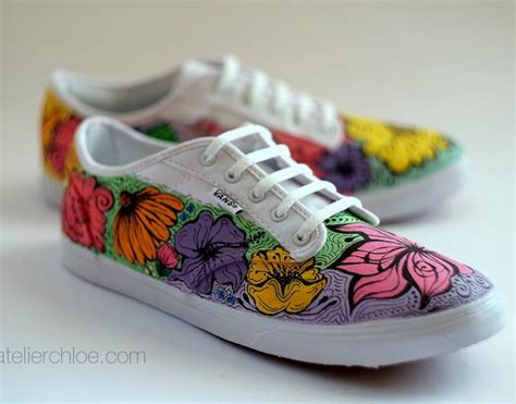 Custom Wedding Vans Floral Vans Hand Painted Bridal Sneakers - Etsy