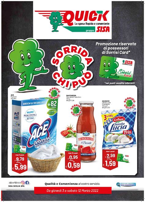 Calam O Volantino Supermercato Quick Affiliato Sisa Di Balestrate Dal