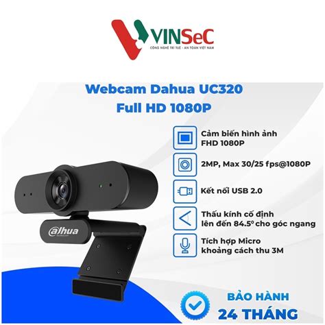 Webcam máy tính laptop Full HD 1080P DAHUA HTI UC320 Shopee Việt Nam