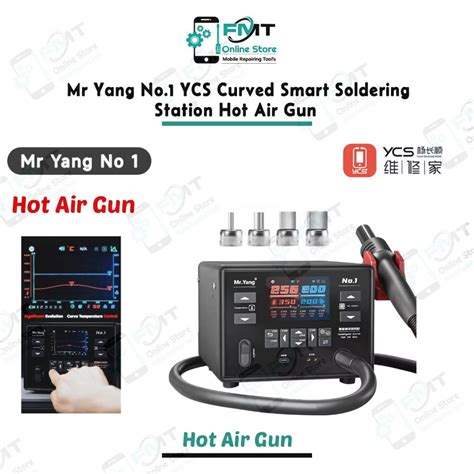 Mr Yang No Ycs Curved Smart Soldering Station Hot Air Gun Fmt Online Store